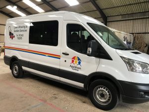 New contract gardening van